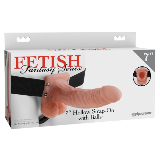 Hollow Strap-on with Balls – Fetish Fantasy Series
