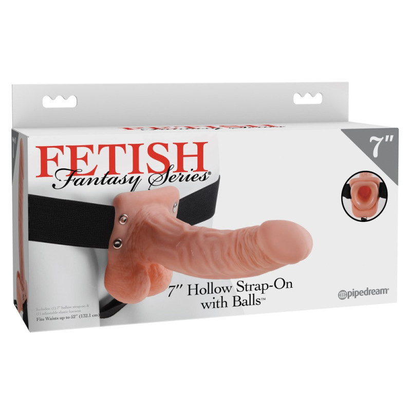 Hollow Strap-on with Balls – Fetish Fantasy Series