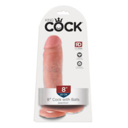 8“ Cock with Balls – King Cock