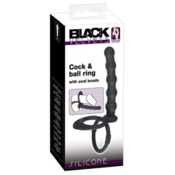Cock & ball ring – Black Velvets