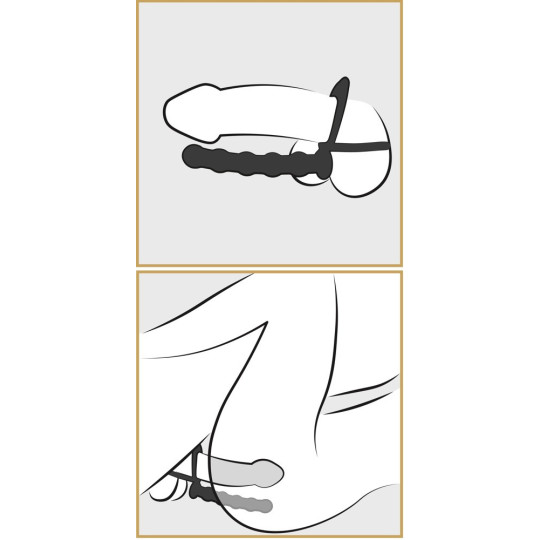 Cock & ball ring – Black Velvets