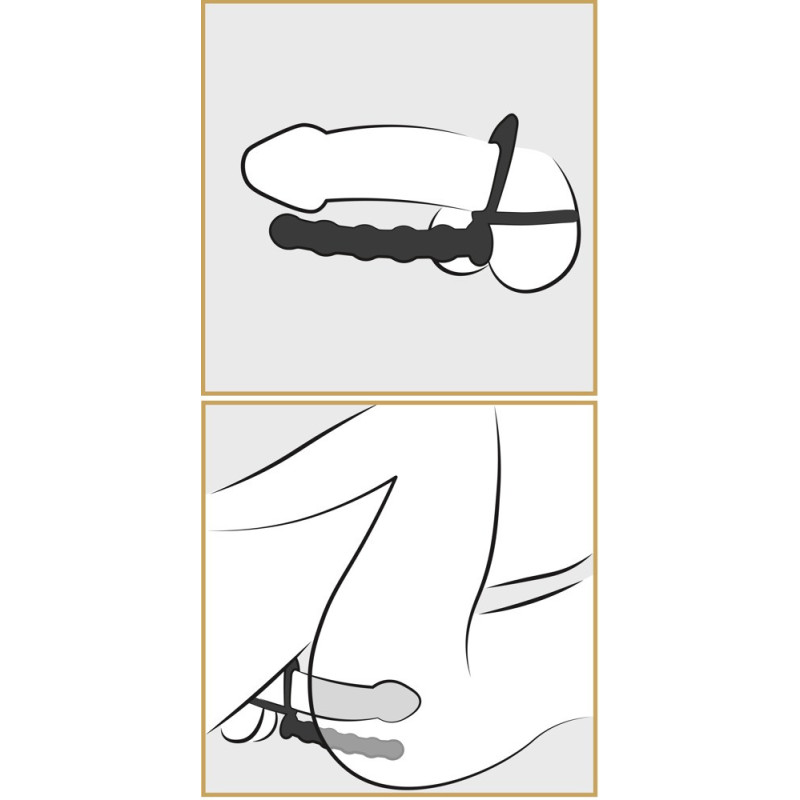 Cock & ball ring – Black Velvets
