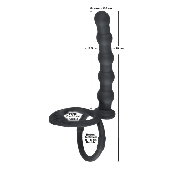 Cock & ball ring – Black Velvets