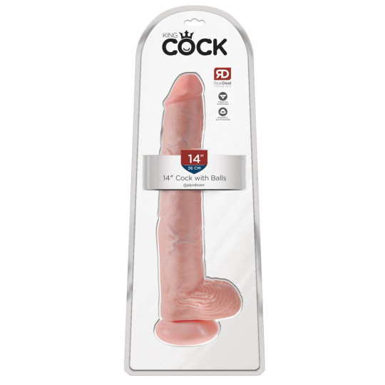 14“ Cock with Balls – King Cock