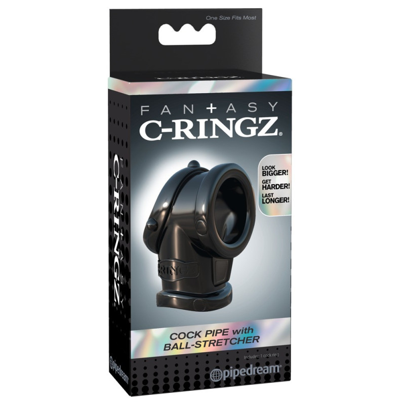 Cock Pipe with Ball-Stretcher – Fantasy C-Ringz