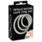 Metallic Silicone Cock Ring Set – You2Toys