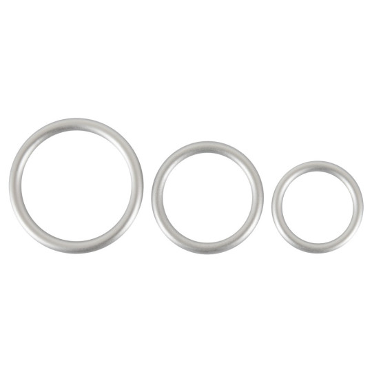 Metallic Silicone Cock Ring Set – You2Toys