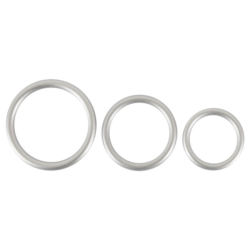 Metallic Silicone Cock Ring Set – You2Toys