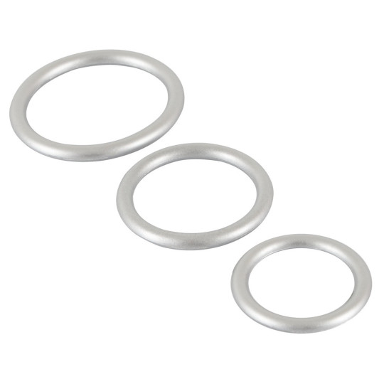 Metallic Silicone Cock Ring Set – You2Toys