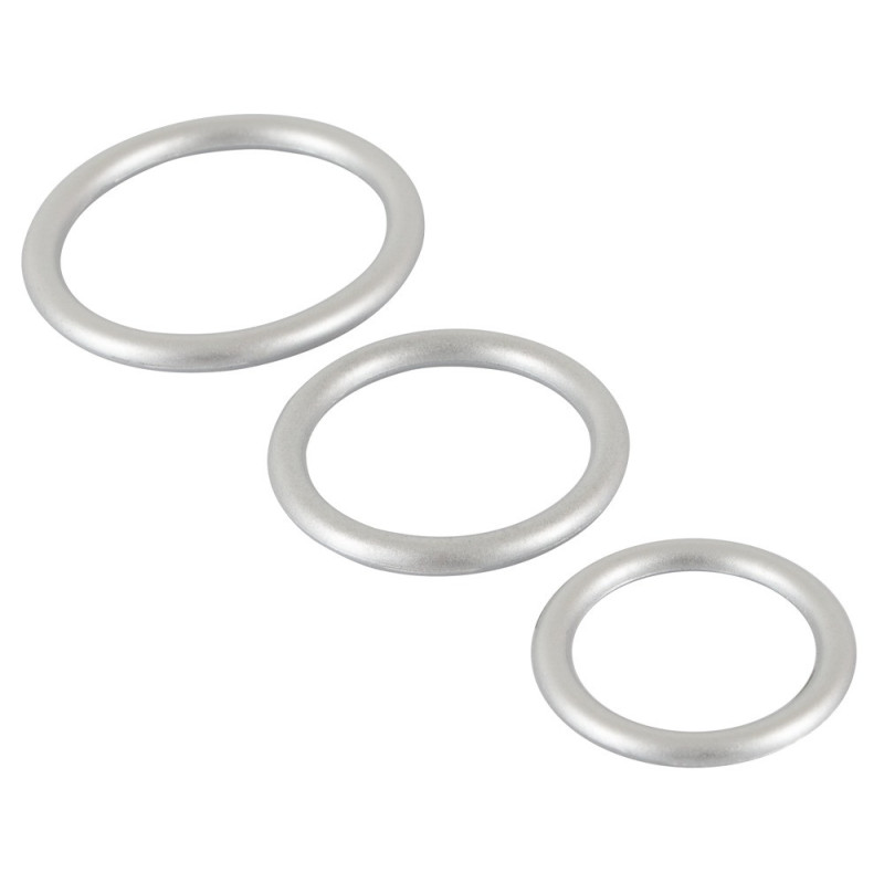 Metallic Silicone Cock Ring Set – You2Toys