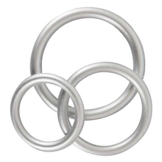 Metallic Silicone Cock Ring Set – You2Toys