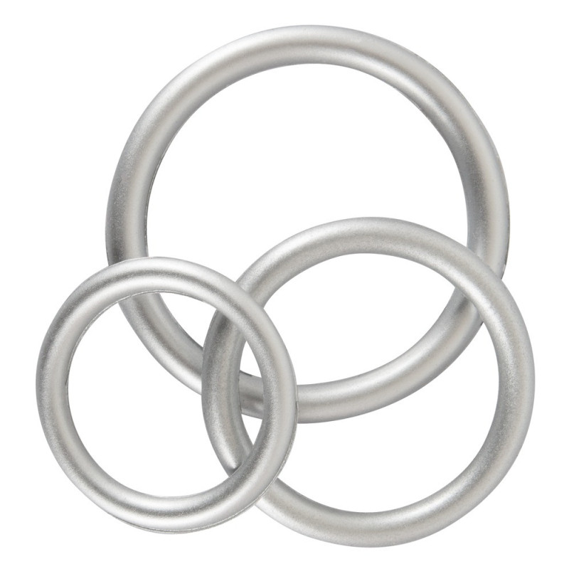 Metallic Silicone Cock Ring Set – You2Toys