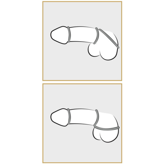 Metallic Silicone Cock Ring Set – You2Toys