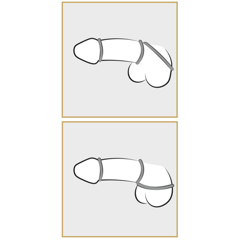 Metallic Silicone Cock Ring Set – You2Toys