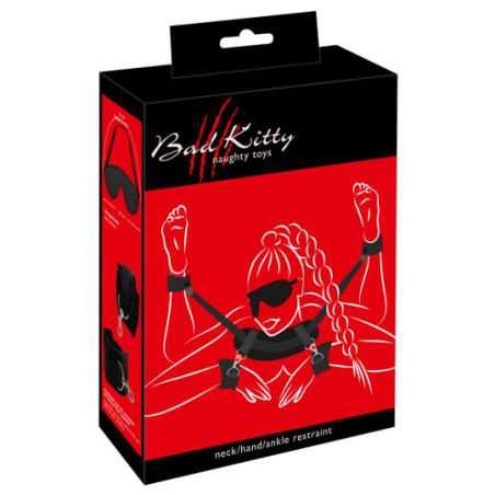 Hals/Nacken-Hand-Fuß-Fessel – Bad Kitty