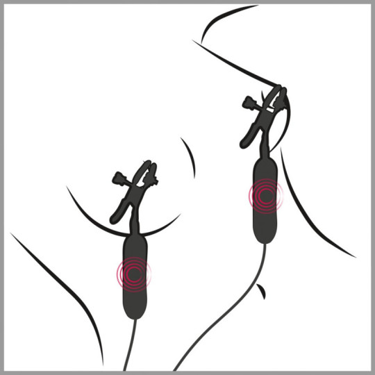 Vibrating Nipple Clamps – Fetish Fantasy Series