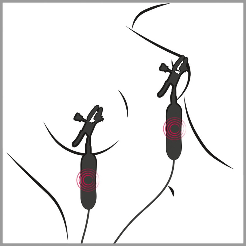 Vibrating Nipple Clamps – Fetish Fantasy Series