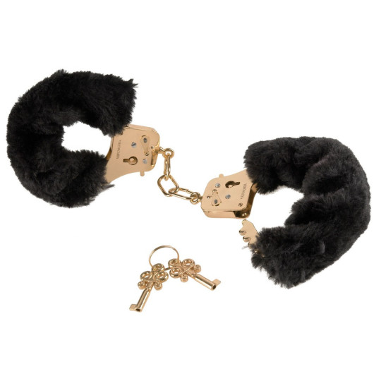 Deluxe Furry Cuffs – Fetish Fantasy Gold