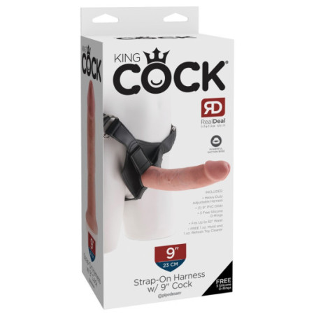 Strap-on Harness with 9 Inch Cock – King Cock