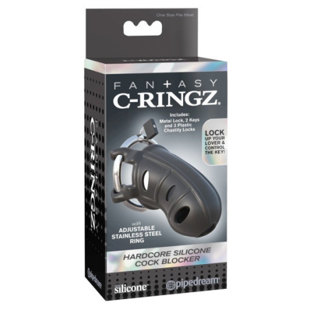 Hardcore Silicone Cock Blocker – Fantasy C-Ringz