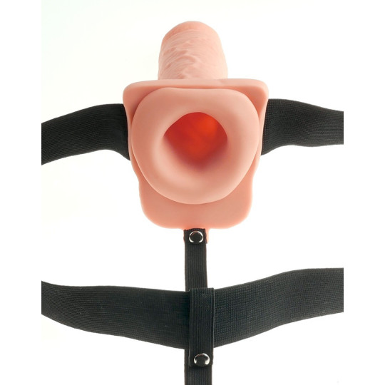 7“ Hollow Strap-on with Balls – Fetish Fantasy Series