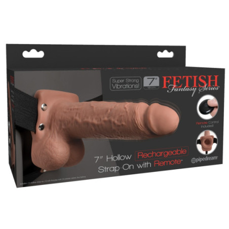 Hollow Strap-On with Rechargeable Remote – Fetish Fantasy Se