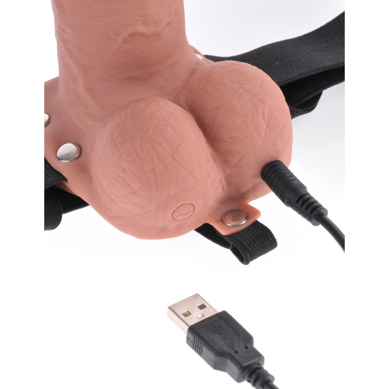 Hollow Strap-On with Rechargeable Remote – Fetish Fantasy Se