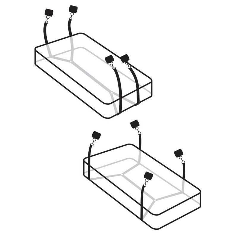 Wraparound Mattress Restraints – Fetish Fantasy Series Limit