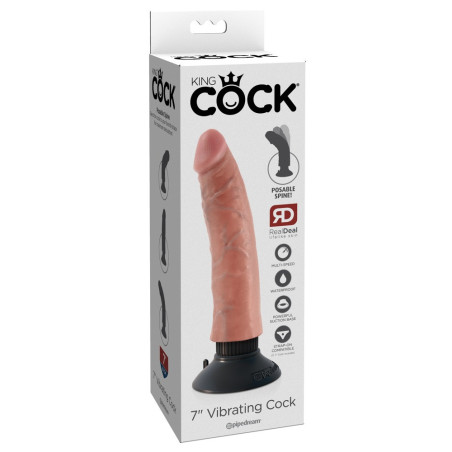 7“ Vibrating Cock – King Cock