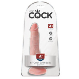 6“ Cock with Balls – King Cock