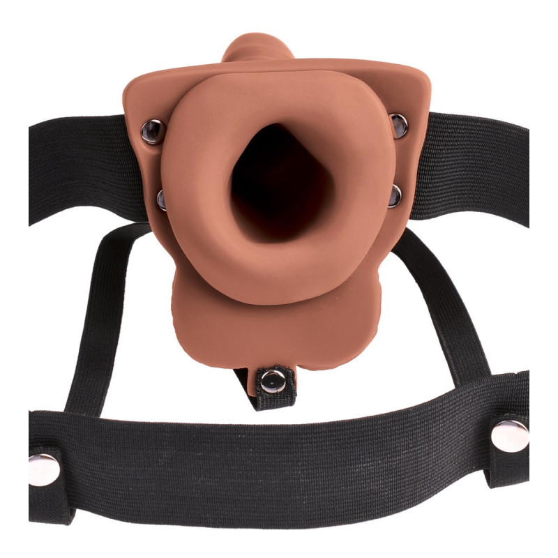 6“ Hollow Strap-on with Balls – Fetish Fantasy Series