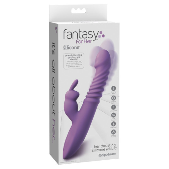 her thrusting silicone rabbit – Fantasy For Her