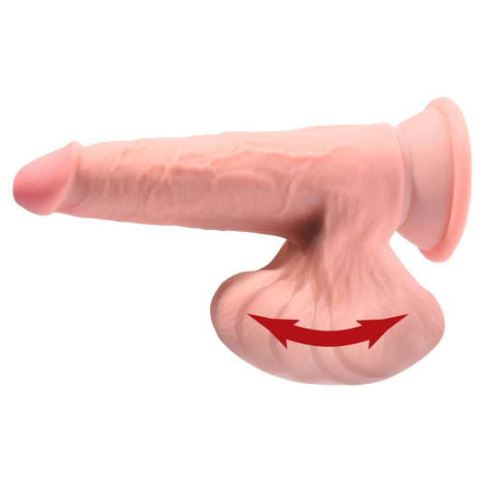 Triple Density Cock with Swinging Balls – King Cock Plus
