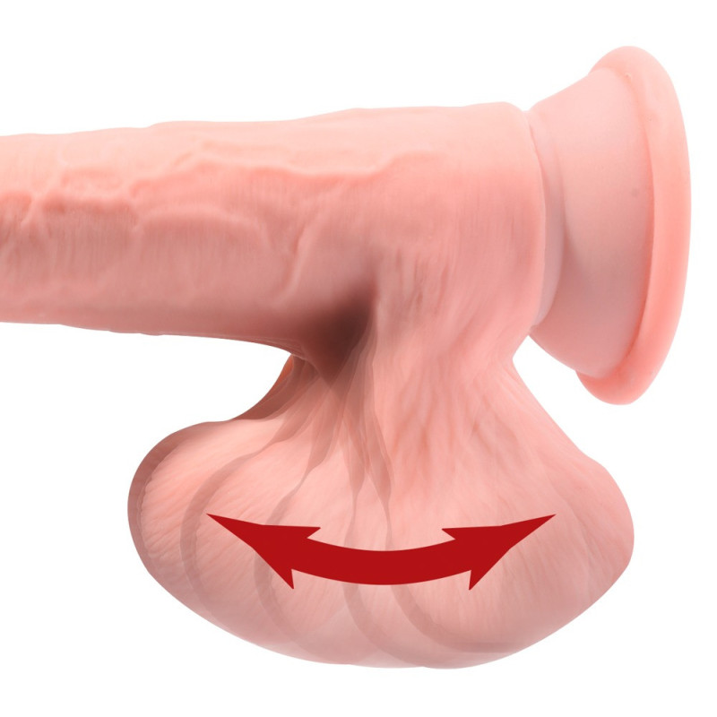 Triple Density Cock with Swinging Balls – King Cock Plus