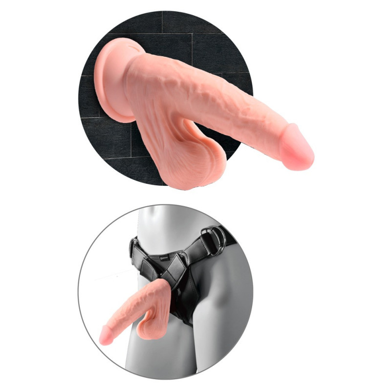 Triple Density Cock with Swinging Balls – King Cock Plus
