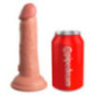6“ Dual Density Silicone Cock – King Cock Elite