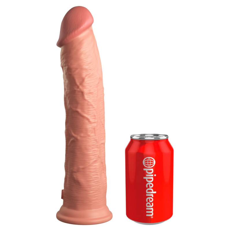 11“ Dual Density Silicone Cock – King Cock Elite
