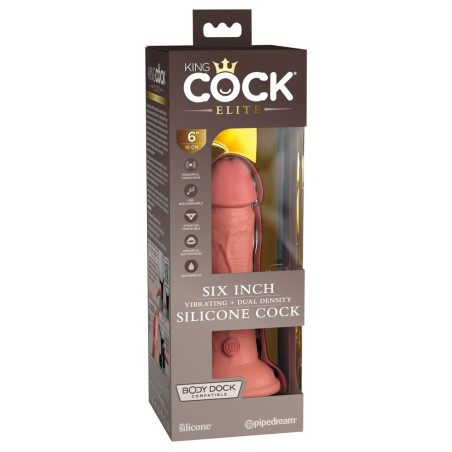 6“ Silicone Cock – King Cock Elite