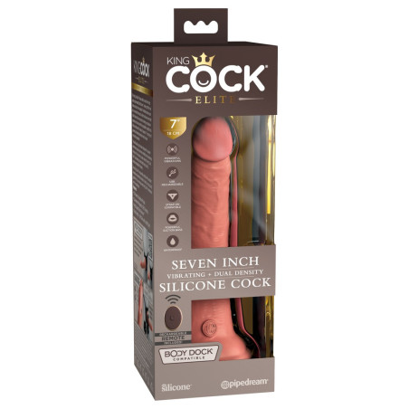7“ Silicone Cock RC – King Cock Elite