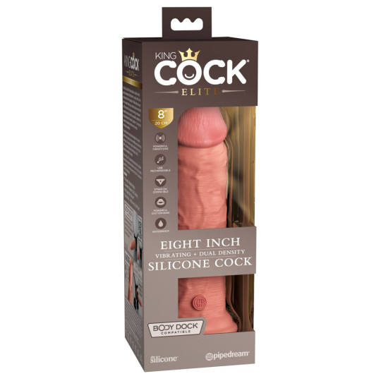 8“ Silicone Cock – King Cock Elite