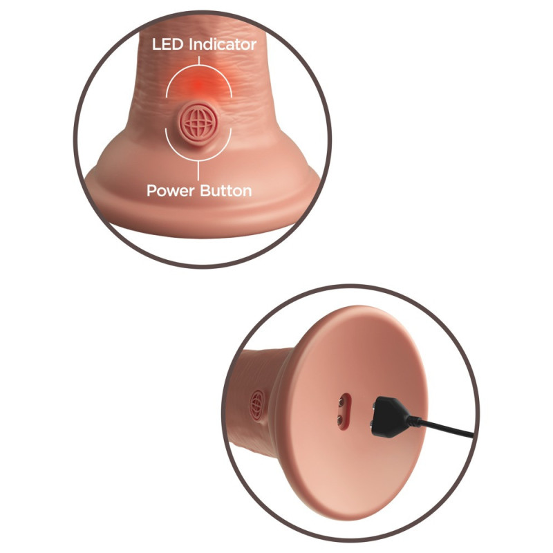 8“ Silicone Cock – King Cock Elite
