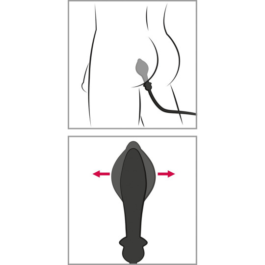 Auto-Throb Inflatable Vibrating Plug – Anal Fantasy Elite