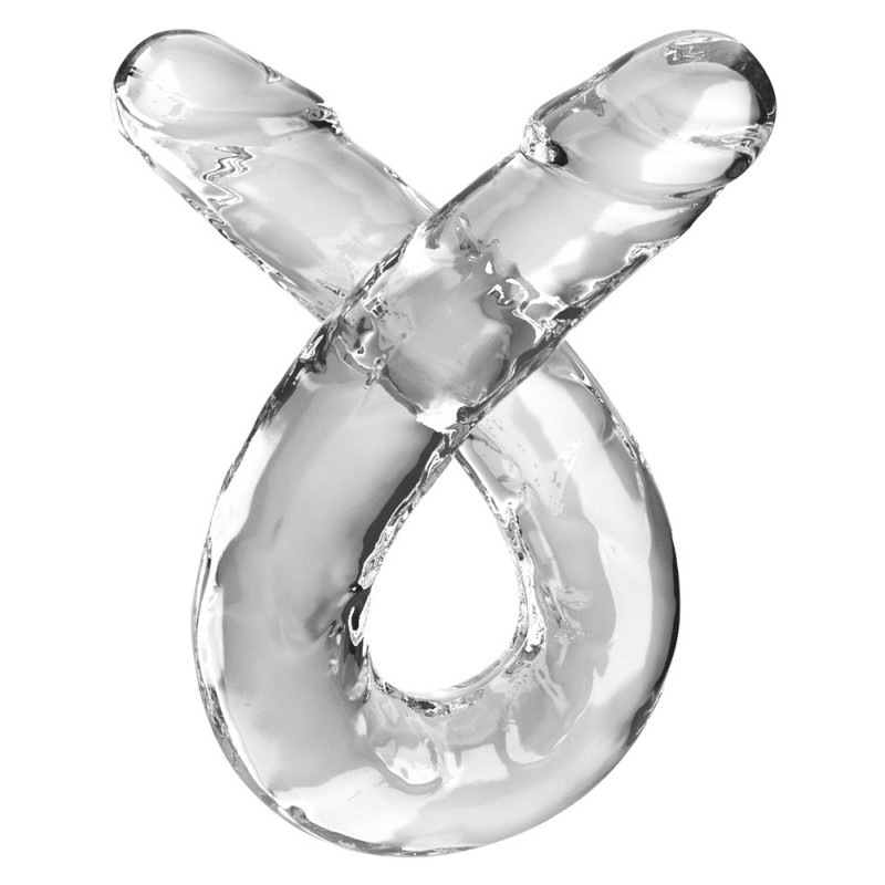 18“ Double Dildo – King Cock Clear