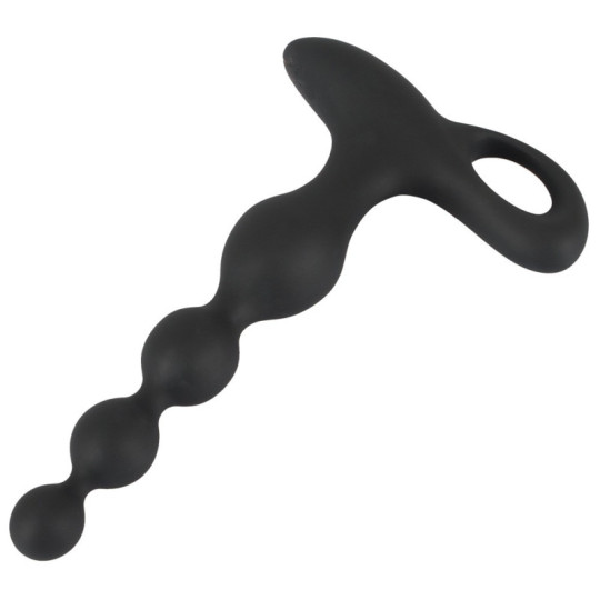 Rechargeable anal beads – Black Velvets