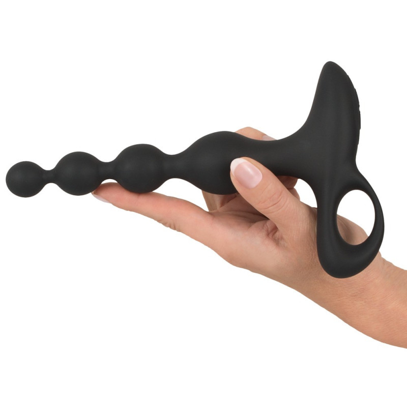 Rechargeable anal beads – Black Velvets