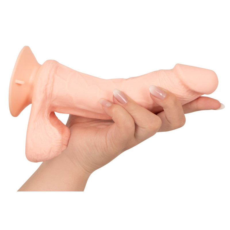 Bendable RC Vibrator with Balls – Nature Skin