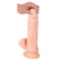 Bendable RC Vibrator with Balls – Nature Skin