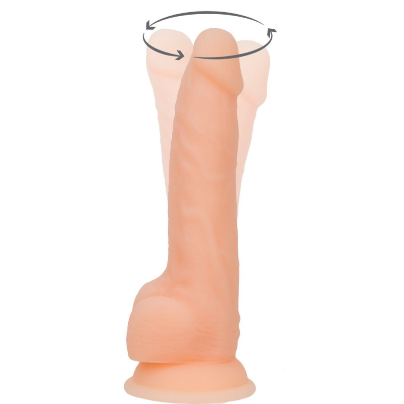8“ Rotating & Vibrating Dong – Naked Addiction