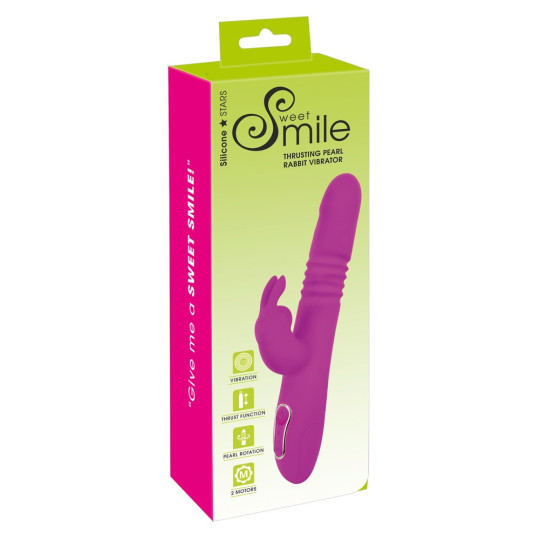 Thrusting Pearl Rabbit Vibrator – Sweet Smile
