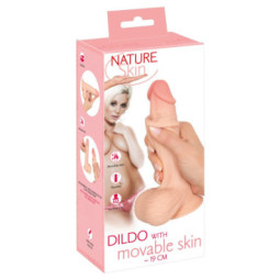 Dildo with moveable Skin – Nature Skin